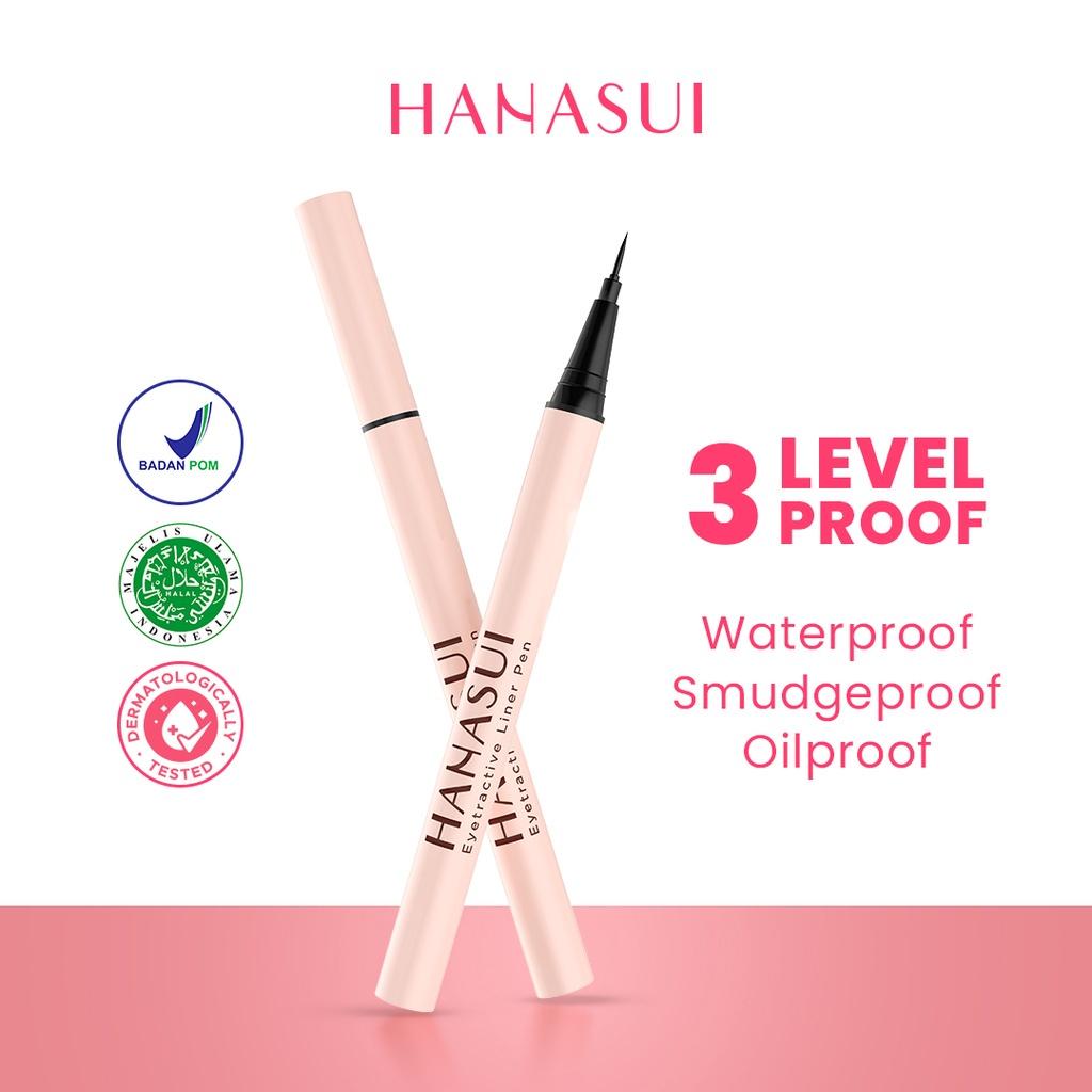 HANASUI Eye Makeup Series - Mascara, 2-in-1 Eyebrow Pencil, Eyeliner & Eyemazing Tools with Eyebrowful Pencil 3-in-1 and Eyedorable Mascara