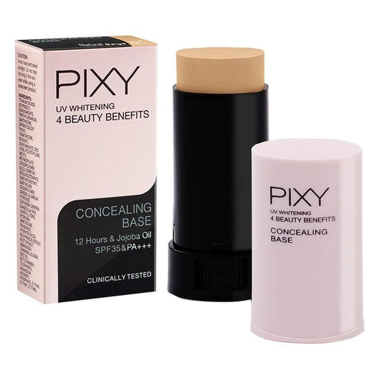 Pixy UV Whitening Concealing Base 01 Natural Beige 9g – 2-in-1 Brightening Base + Concealer