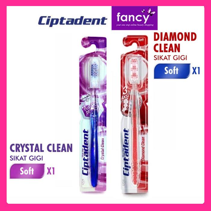 Ciptadent Sikat Gigi SINGLE Card Crystal / Diamond Clean SOFT