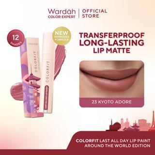 Wardah Colorfit Lip Paint | Around the World Edition | 12H Long-Lasting | Transferproof & Comfortable |