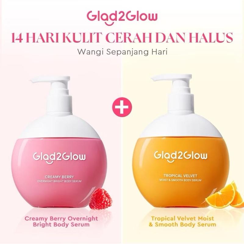 Glad2Glow BerryVelvet Overnight Body Serum – 300mL