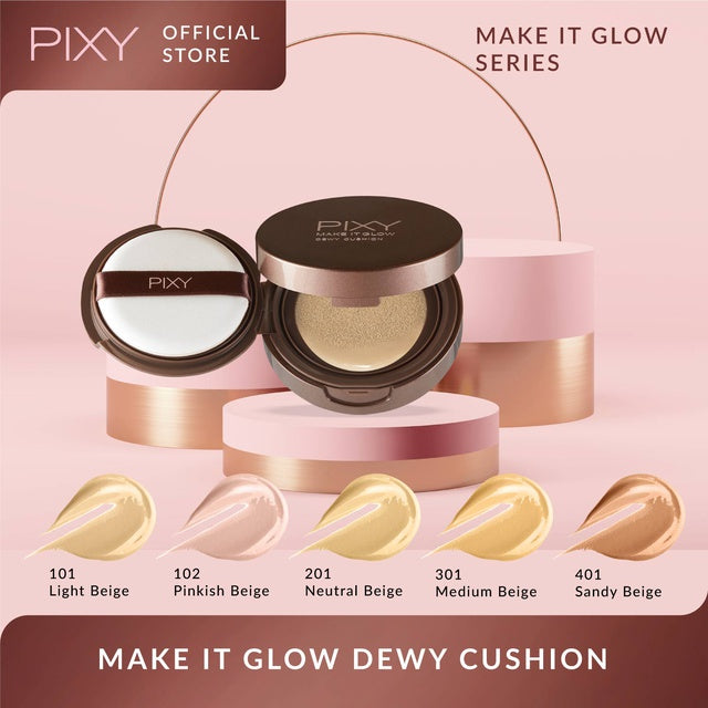 Paket PIXY Dewy Cushion 201 Neutral Beige