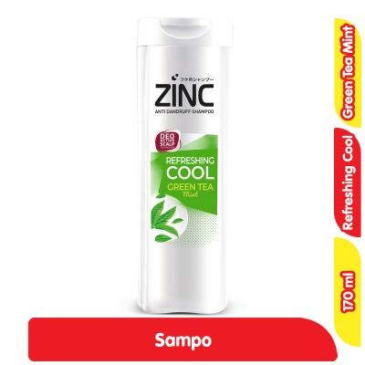 Zinc Anti Dandruff Shampoo Refreshing Cool 170ml – Green Tea & Mint for Fresh, Flake-Free Hair