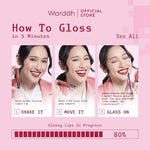Wardah Glasting Liquid Lip Glass Hi-Pigmented LipCream Lipstick Glass Color Ringan Transferproof NEW!