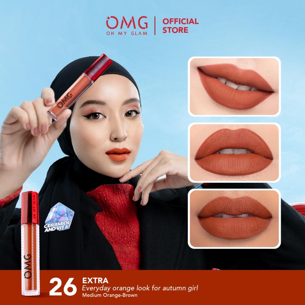 FANCY X JULOI BEAUTY OMG Oh My Glam Mattelast Lip Cream 2.9g | Lip Cream Matte Dengan Warna Intense, Tahan Lama & Ringan