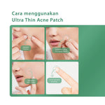 ACNAWAY Ultra Thin Acne Patch – Pimple Patch Tipis untuk Jerawat, Tahan Keringat & Bisa Dipakai di Bawah Makeup | Acne Sticker Salicylic Acid + Tea Tree + Centella Asiatica | Skincare Jerawat Tempel