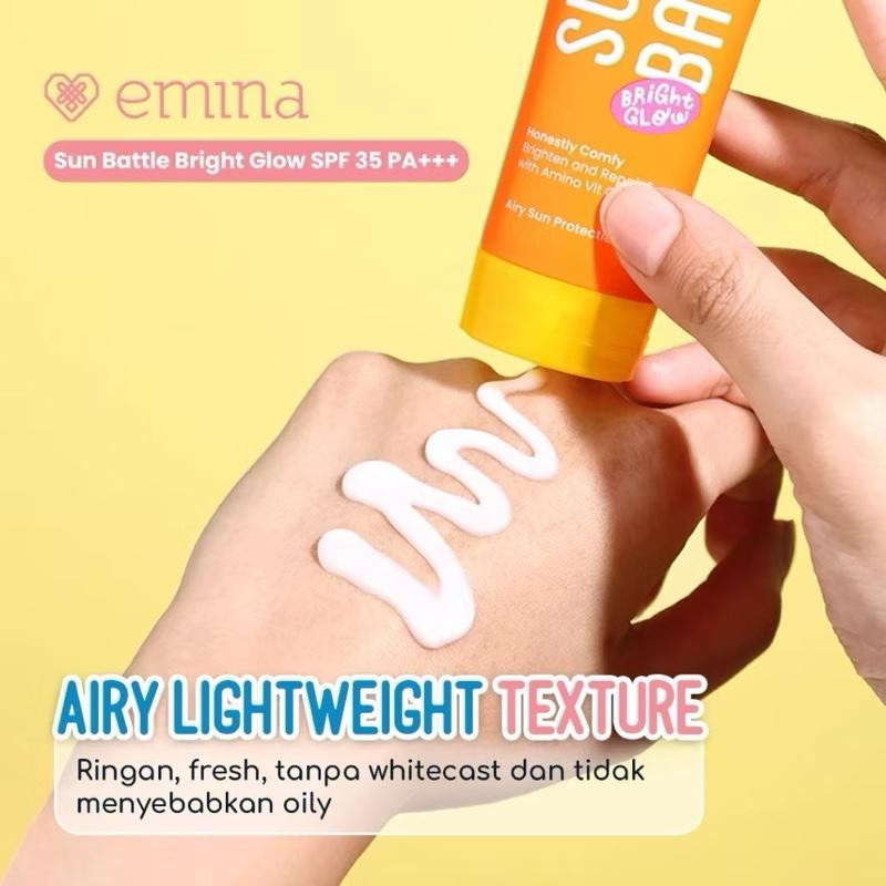 Emina SunGlow Shield – Bright Glow Sunscreen SPF 35 PA+++ (50ml)