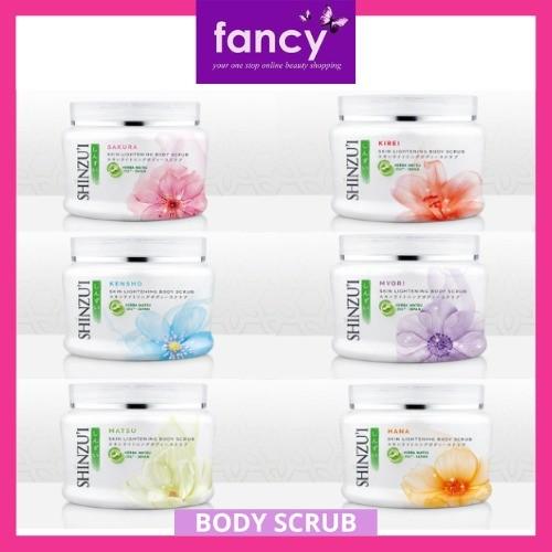 Shinzui Skin Lightening Body Scrub 120g / 200g – Kirei / Matsu / Hana / Kensho / Myori – Brightening Lulur Scrub