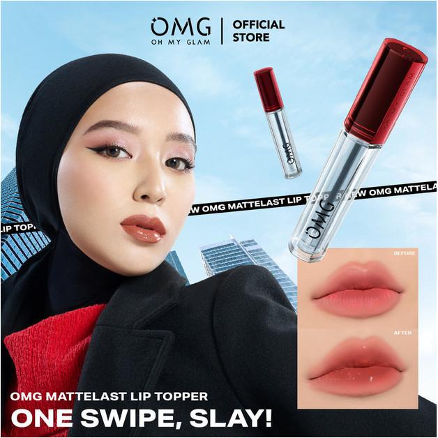 OMG Oh My Glam Matte Tahan Lama Kiss Lip Cream 3.5g Lip Cream Matte
