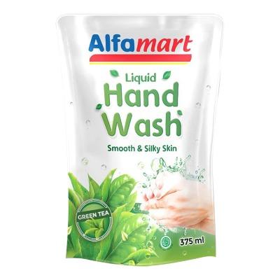 Alfamart Hand Wash Green Tea Refill 375ml – Clean Hands, Soothing Scent