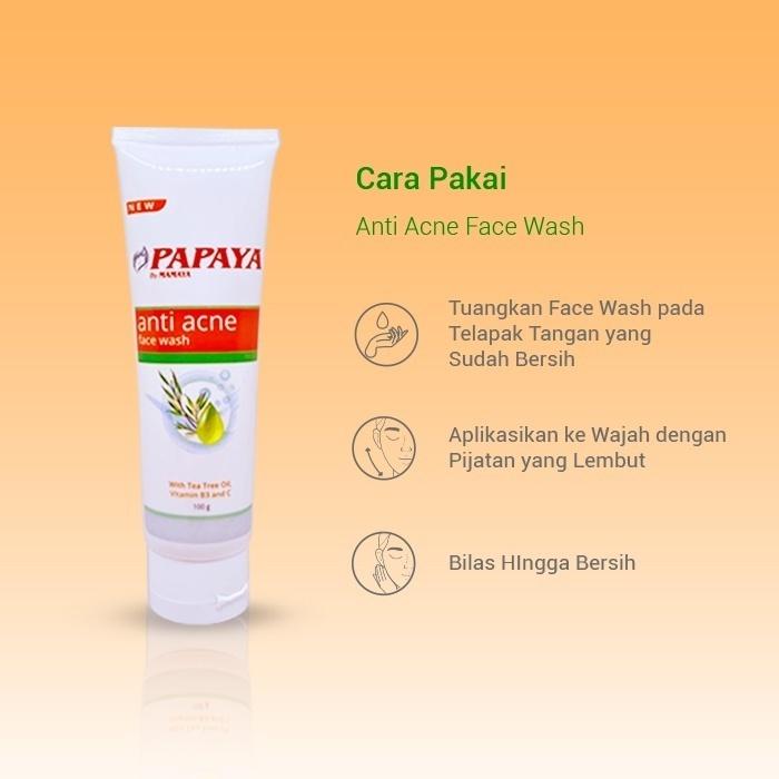 MAMAYA - Papaya Face Wash 100g - Brightening | Anti Acne | Niacinamide + Collagen | Facial Wash