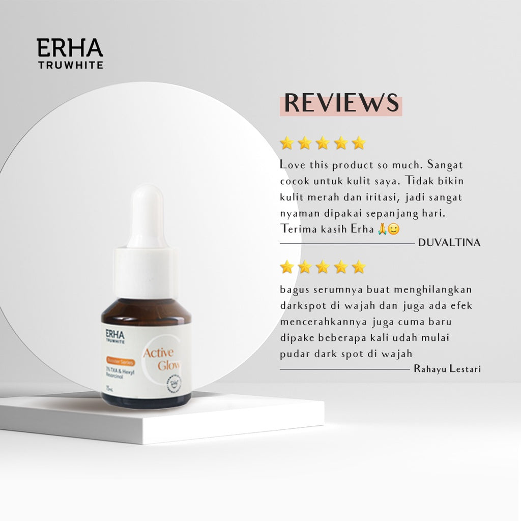 ERHA Bundle Agemazing Bright - Serum 20ml & Booster 15ml - Paket Anti Aging