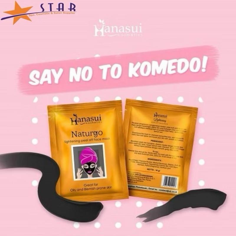 Hanasui Naturgo (1 Sachet) - GlowGold Peel-Off Purity Mask