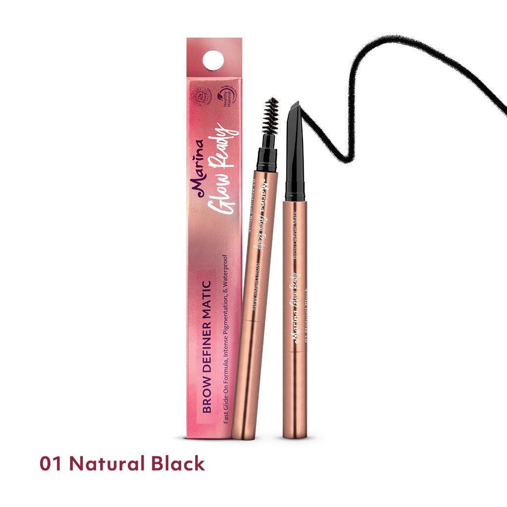Marina Glow Ready Brow Definer Matic - Pensil Alis - Exp : 08.2025