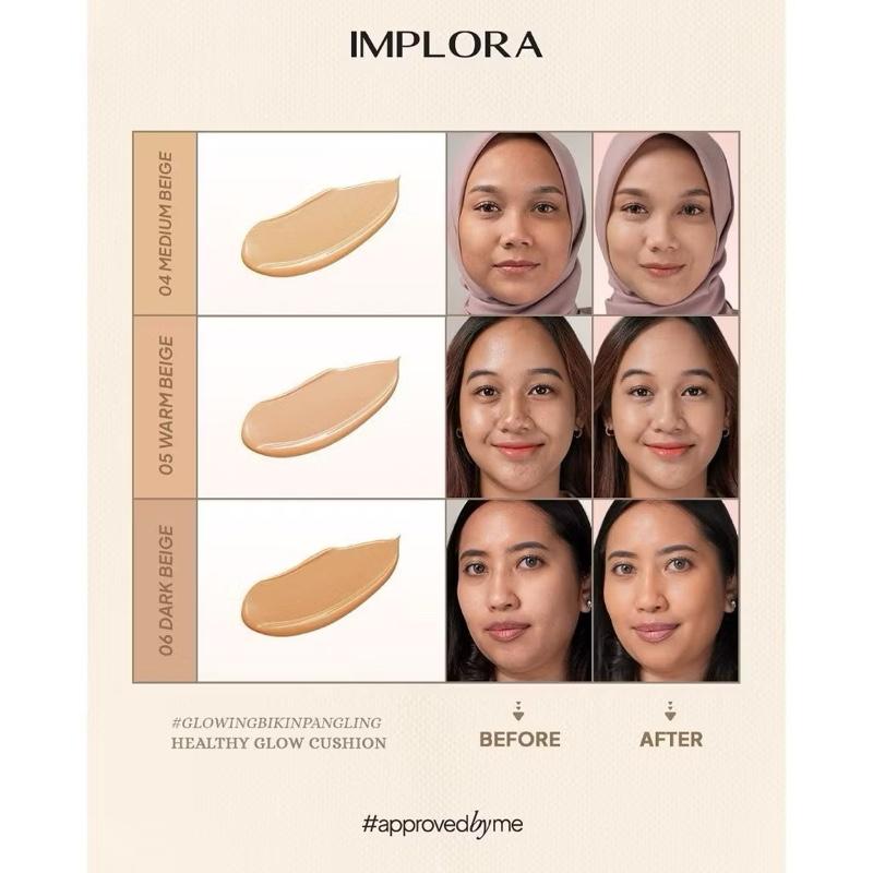 Implora Glow & Go Beauty Set (Healthy Glow Moisturizing Cushion + Cheek & Lip Tint)