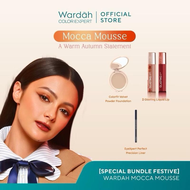 Wardah Full Face Color Set – Peach, Rose & Mauve Looks with Longwear Makeup Essentials