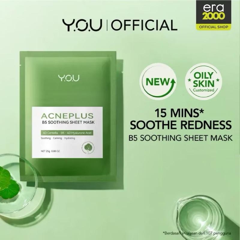 YOU AcnePlus B5 Soothing Mask – 2000s Acne Solution & Skin Saver