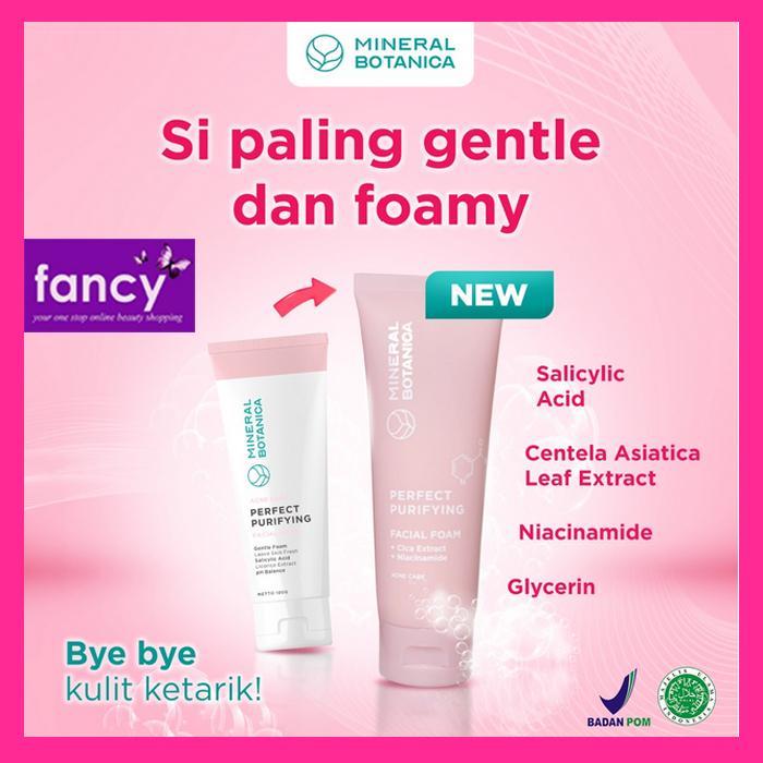 Mineral Botanica Perfect Purifying Facial Foam 100g – Moisturizing & Anti-Acne Face Cleanser