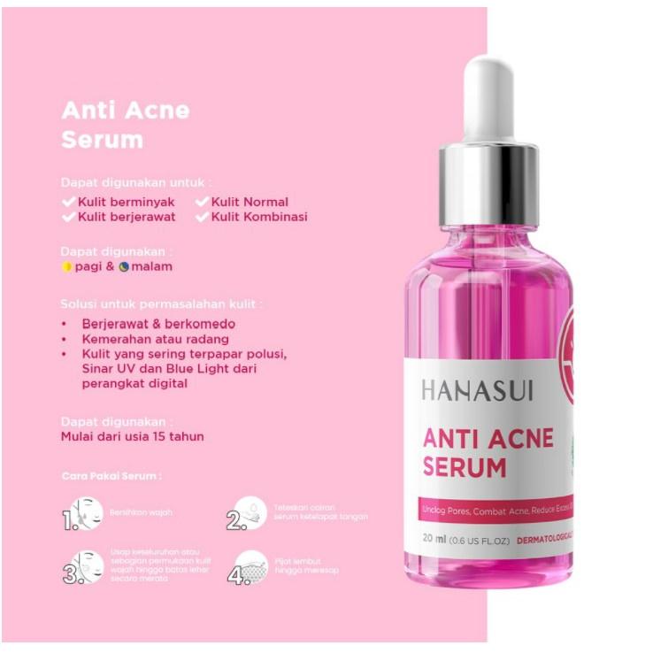 HANASUI Serum Gold Whitening Brightening / Vitamin C / Vitamin C+Collagen / Anti-Acne BPOM / PEELING / BRIGHTEXPERT / Advance Retinol / Exfoliating