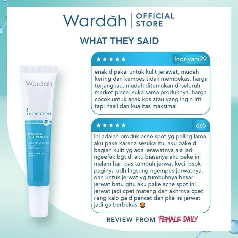 WARDAH Acne Spot Gel with BHA & Willowherb – Redness & Scar Care