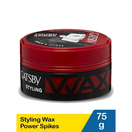 Gatsby Styling Wax Power & Spikes (New) 75g – Ultra Strong Hold for Wild Spikes & Sharp Style