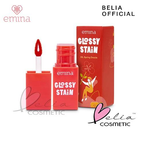 Emina Glossy Stain 3g – Lip Tint dengan Hasil Akhir Glossy & Ringan | Official by Serba Ada