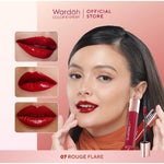 Wardah Glasting Liquid Lip Glass Hi-Pigmented LipCream Lipstick Glass Color Ringan Transferproof NEW!