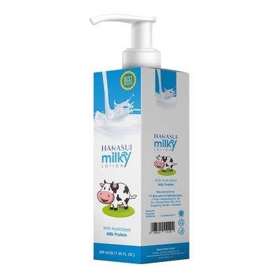 Hanasui Milky Body Lotion – 240ml | Nourishing Daily Moisturizer with Milk Extract for Soft, Bright Skin | Smooth Texture & Lightweight Formula