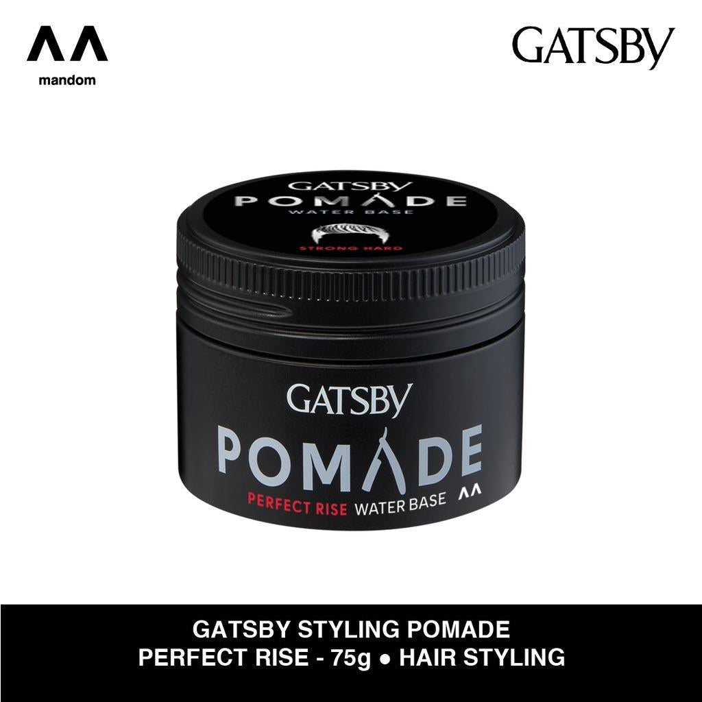 Gatsby Styling Pomade Perfect Rise 75g – Strong Hold, Natural Shine & Classic Volume for Men