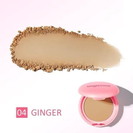 GLAD2GLOW Perfect Blurring Powder Foundation | G2G Pressed Powder with BB Cream Finish | Smooth & Long‑Lasting Makeup