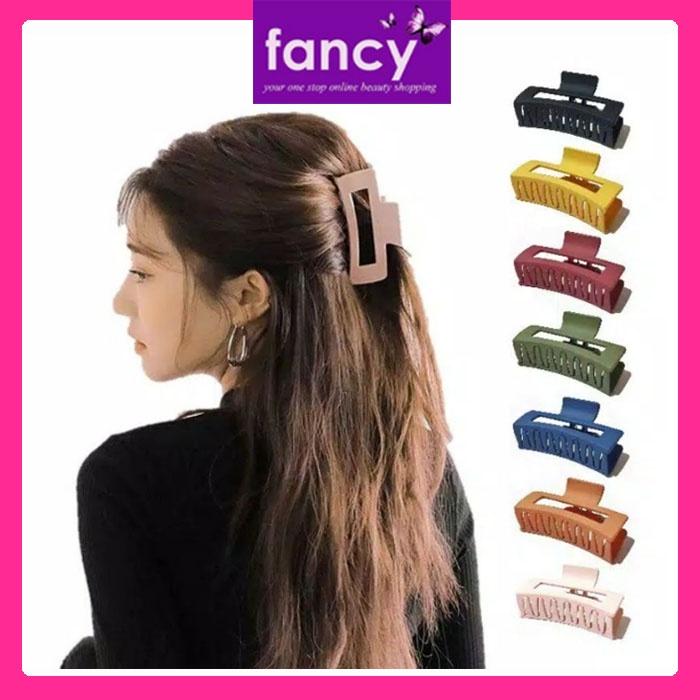 Jepit Rambut Korea Persegi 6cm / 8.5 cm / Model Sabit