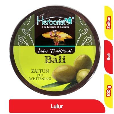 Herborist Traditional Balinese Body Scrub – Olive 100g | Nourishing Body Exfoliator with Olive Oil | Smooth, Glowing & Moisturized Skin