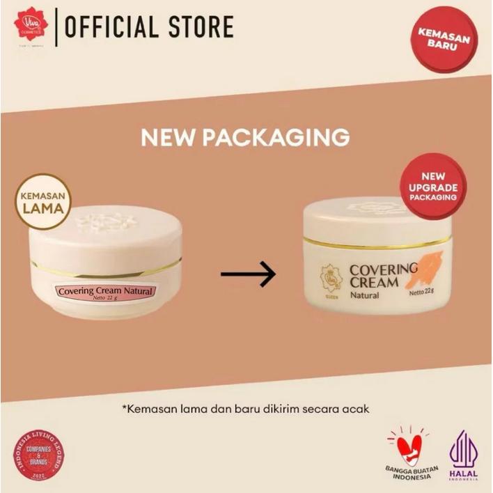Viva Queen Covering Cream 22gr | Alas Bedak Waterproof
