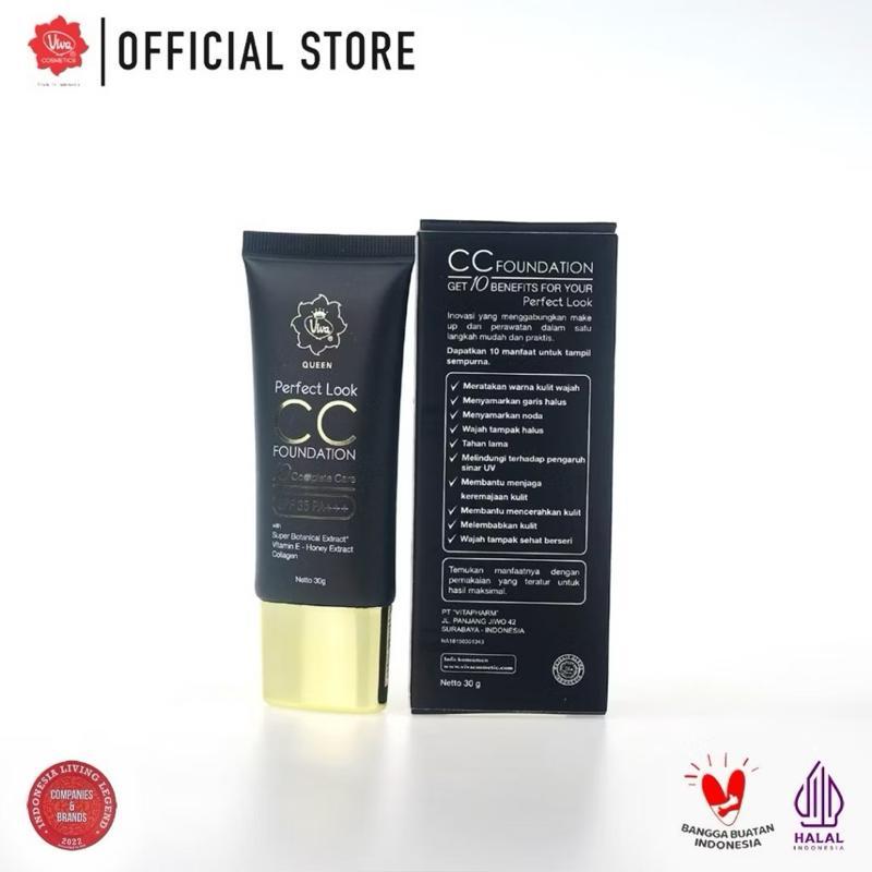 Viva Queen GlowGuard CC Foundation – SPF 35 with Vitamin E & Collagen (30g)