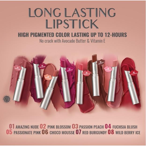 AZZURA LONGLASTING Lipstick Lipstik Tahan Lama