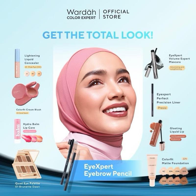 Wardah EyeXpert Brow & Liner Duo – Long-Lasting, Precise, Pigmented Finish