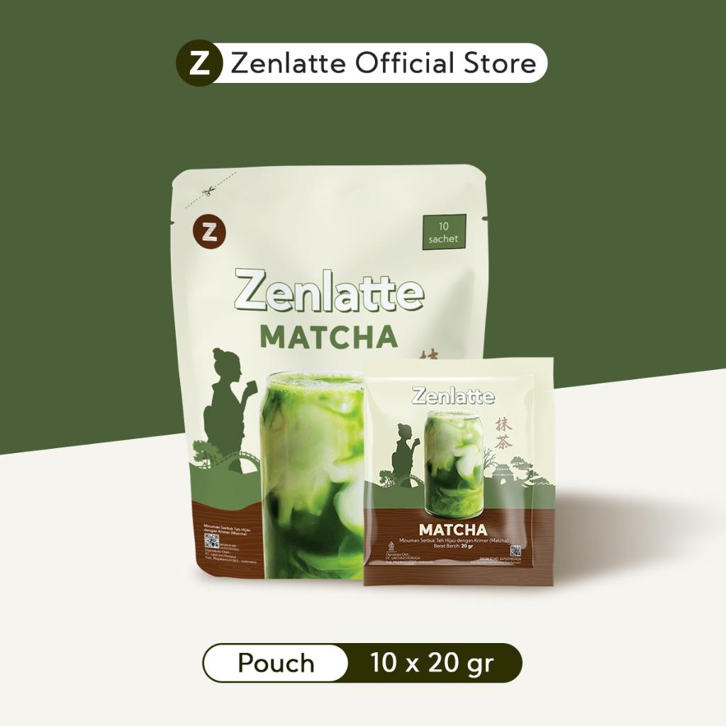 Zenlatte Matcha - Renceng/Pouch | Matcha Powder | Bubuk Matcha | Matcha Latte