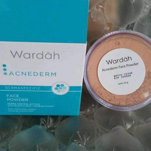 WARDAH – Acnederm Face Powder 20g | Lightweight Matte Loose Powder for Acne-Prone Skin