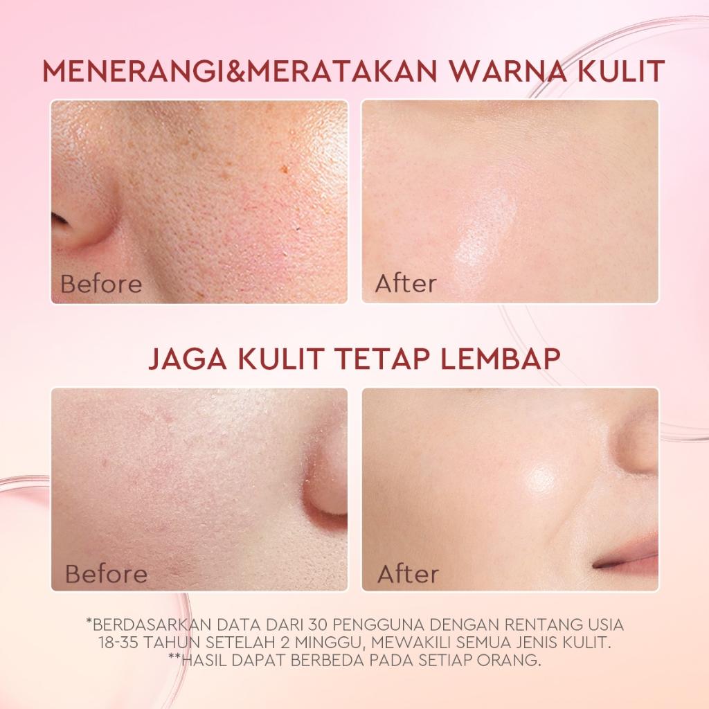 Glad2Glow Pomegranate 5% Niacinamide Brightening Moisturizer 30g | Glow-Boosting Cream for Radiant, Even-Toned Skin