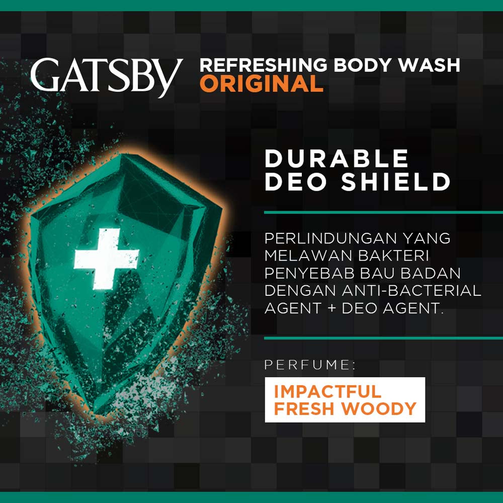 GATSBY Refreshing Body Wash Original Refill 450ml