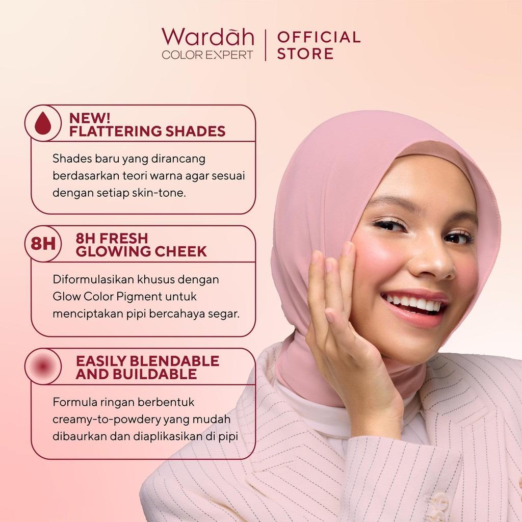 WARDAH Colorfit Cream Blush Make Up – Lightweight Creamy Liquid Blush for Natural Glow & Long-Lasting Flush