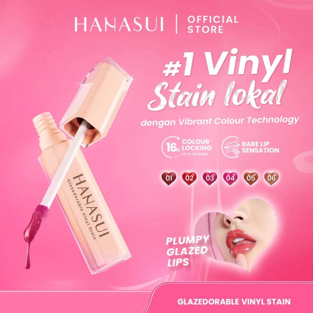 Belia HANASUI Glazedorable Vinyl Stain 05 Speechless  Plumpy Glazed Lips Long Lasting Moisturizing