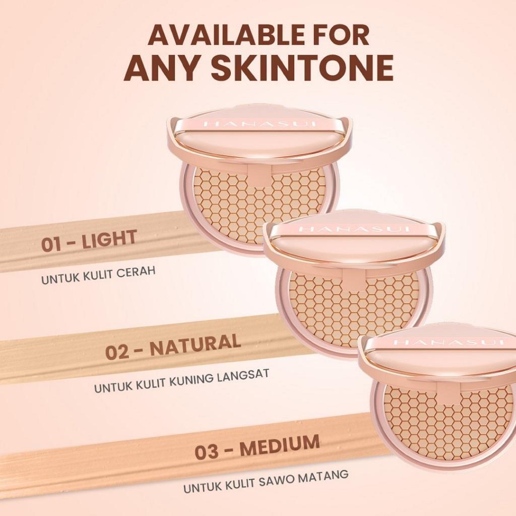 Hanasui Serum Cushion REFILL - Natural Finish with Skincare for Healthy and Radiant Skin