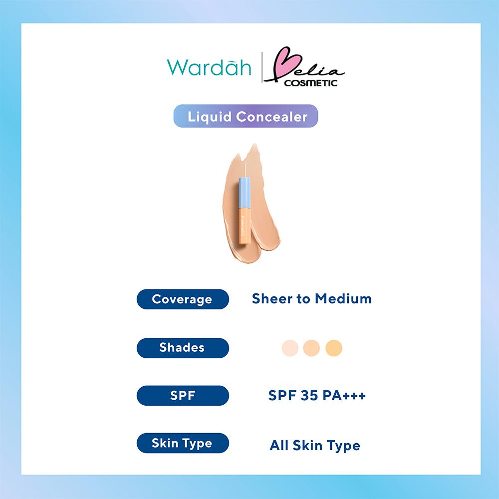Wardah Lightening Liquid Concealer – Smooth Cover | BPOM & Halal Certified
