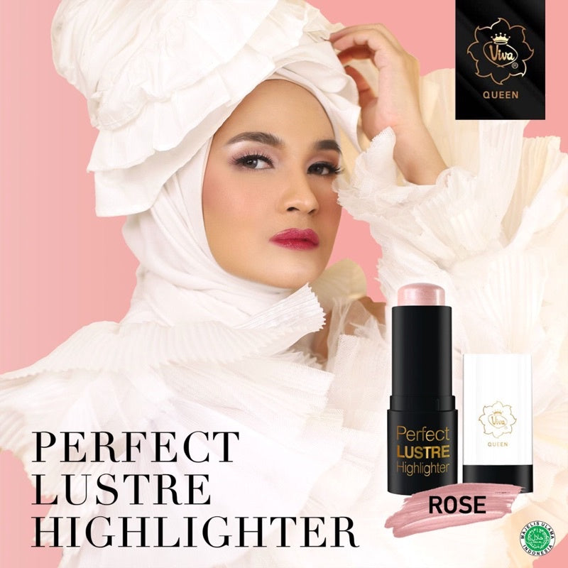 Viva Queen Perfect Lustre Highlighter (LONG LASTING, GLOWING & BRIGHTENING) - Tersedia 2 warna