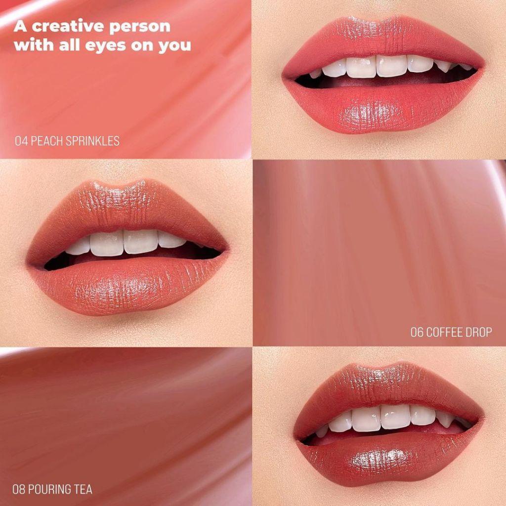 Emina Glossy Stain x Muzik Tiger 3g | Lightweight & Long-Lasting Glossy Liptint for Teens