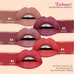 Purbasari Lipstick Color Matte 83 / Lipstick Matte / Lipstick tahan 12jam - Ringan dan lembut di bibir