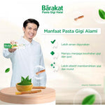 Barakat Pasta Gigi Siwak & Greentea Tube 75gr Halal