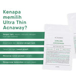 ACNAWAY Ultra Thin Acne Patch – Pimple Patch Tipis untuk Jerawat, Tahan Keringat & Bisa Dipakai di Bawah Makeup | Acne Sticker Salicylic Acid + Tea Tree + Centella Asiatica | Skincare Jerawat Tempel