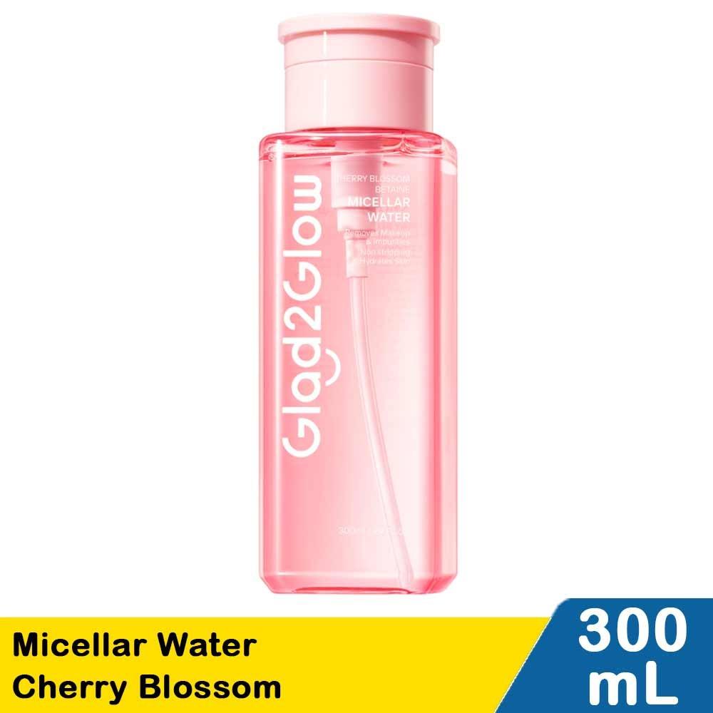 Glad2Glow Micellar Water | Gentle Cleanser & Makeup Remover for Glowing Skin